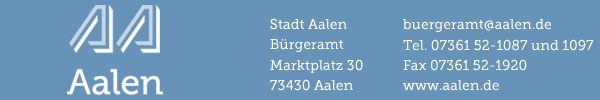 Rathaus-Service-Portal Aalen